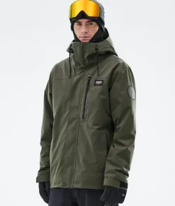 Ski Jassen>DOPE SNOW Blizzard Full Zip OliveGreen
