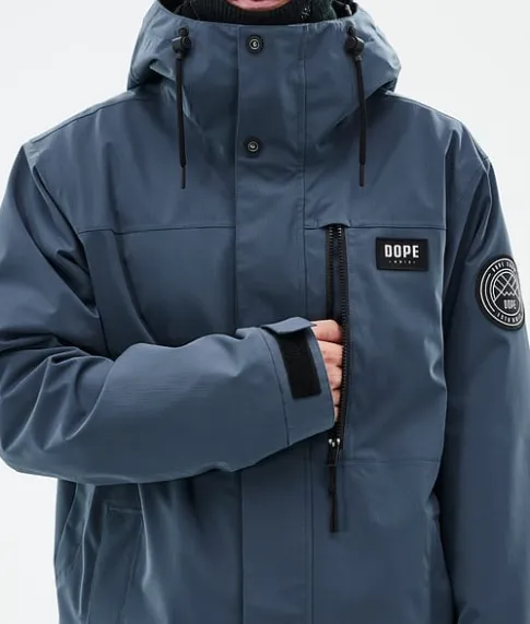 Snowboard Jassen>DOPE SNOW Blizzard Full Zip MetalBlue