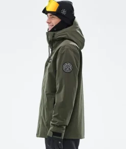 Snowboard Jassen>DOPE SNOW Blizzard Full Zip OliveGreen