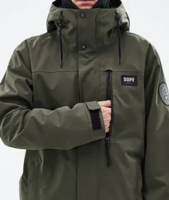 Snowboard Jassen>DOPE SNOW Blizzard Full Zip OliveGreen