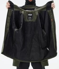 Snowboard Jassen>DOPE SNOW Blizzard Full Zip OliveGreen