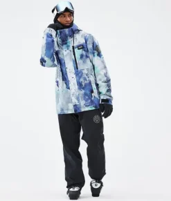 Ski Jassen>DOPE SNOW Blizzard Full Zip SprayBlueGreen