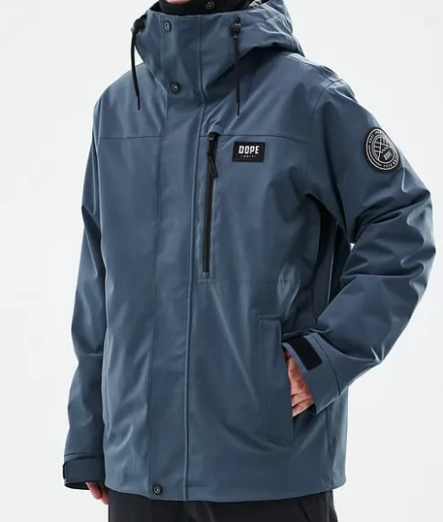 Ski Jassen>DOPE SNOW Blizzard Full Zip MetalBlue