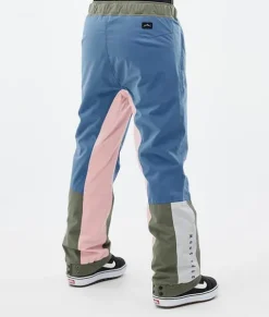 Snowboard Broeken>DOPE SNOW Blizzard Track W BlueSteel/LightGrey/SoftPink/Greenish