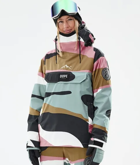 Snowboard Jassen>DOPE SNOW Blizzard W ShardsGoldMutedPink
