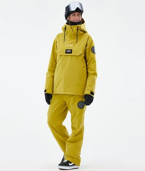 Snowboard Broeken>DOPE SNOW Blizzard W Yellow