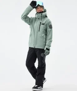 Snowboard Jassen>DOPE SNOW Blizzard W Full Zip FadedGreen