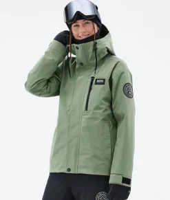 Snowboard Jassen>DOPE SNOW Blizzard W Full Zip MossGreen