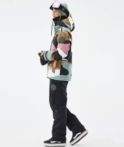 Snowboard Jassen>DOPE SNOW Blizzard W Full Zip ShardsGoldMutedPink