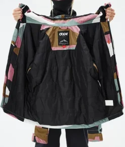 Snowboard Jassen>DOPE SNOW Blizzard W Full Zip ShardsGoldMutedPink