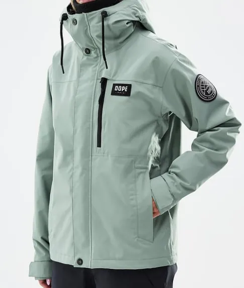Ski Jassen>DOPE SNOW Blizzard W Full Zip FadedGreen