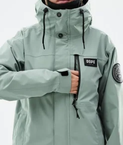 Ski Jassen>DOPE SNOW Blizzard W Full Zip FadedGreen