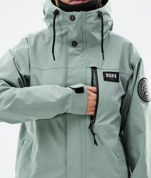 Ski Jassen>DOPE SNOW Blizzard W Full Zip FadedGreen