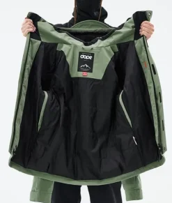 Ski Jassen>DOPE SNOW Blizzard W Full Zip MossGreen