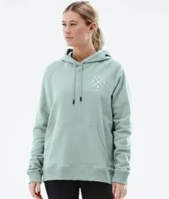 Hoodies/Truien>DOPE SNOW Common W 2022 FadedGreen2X-Up