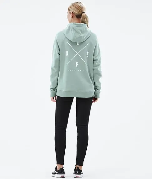 Hoodies/Truien>DOPE SNOW Common W 2022 FadedGreen2X-Up