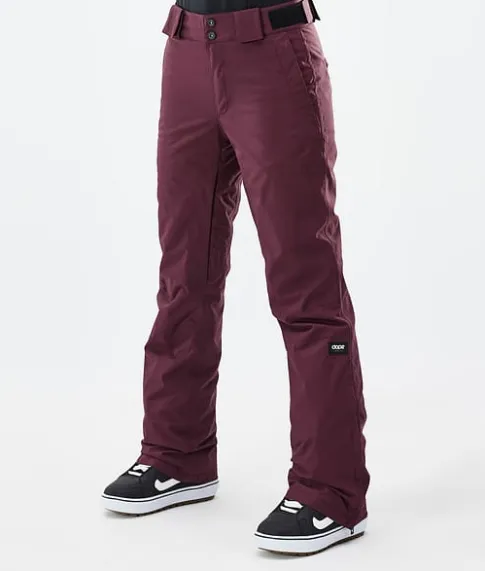 Snowboard Broeken>DOPE SNOW Con W Burgundy
