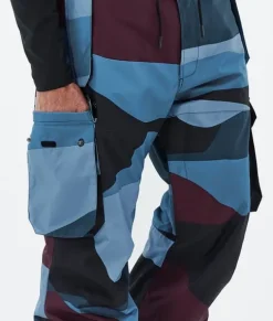 Snowboard Broeken>DOPE SNOW Iconic ShardsBurgundyBlue