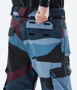 Snowboard Broeken>DOPE SNOW Iconic ShardsBurgundyBlue