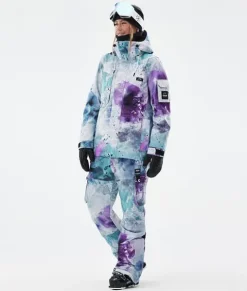 Skibroeken>DOPE SNOW Iconic W SprayGreenGrape