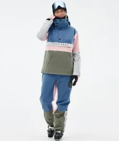Ski Jassen>DOPE SNOW Legacy Track W BlueSteel/LightGrey/SoftPink/Greenish