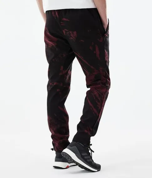 Outdoor Broeken>DOPE SNOW Nomad PaintBurgundy