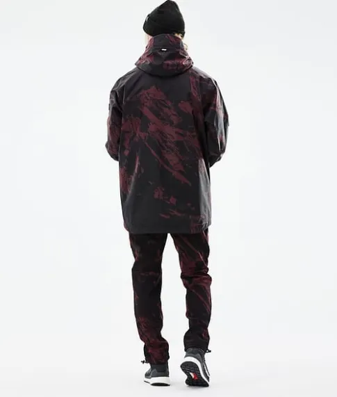 Outdoor Broeken>DOPE SNOW Nomad PaintBurgundy