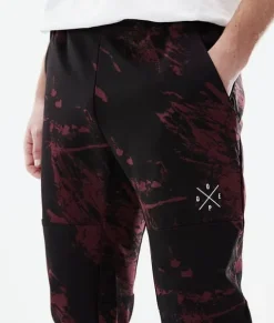 Outdoor Broeken>DOPE SNOW Nomad PaintBurgundy