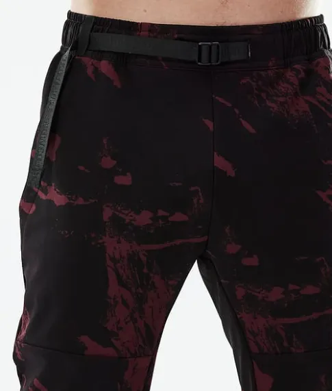 Outdoor Broeken>DOPE SNOW Nomad PaintBurgundy