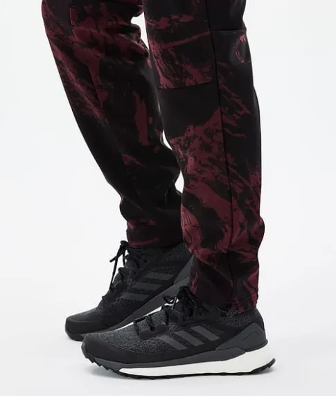 Outdoor Broeken>DOPE SNOW Nomad PaintBurgundy