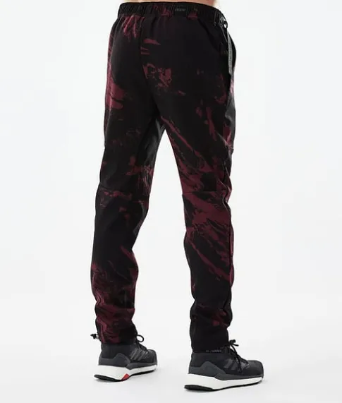 Outdoor Broeken>DOPE SNOW Nomad PaintBurgundy