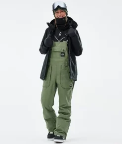 Snowboard Broeken>DOPE SNOW Notorious B.I.B W MossGreen