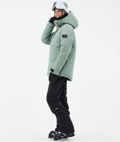 Ski Jassen>DOPE SNOW Puffer W FadedGreen
