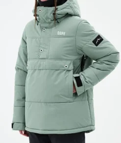 Ski Jassen>DOPE SNOW Puffer W FadedGreen