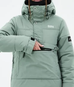 Ski Jassen>DOPE SNOW Puffer W FadedGreen