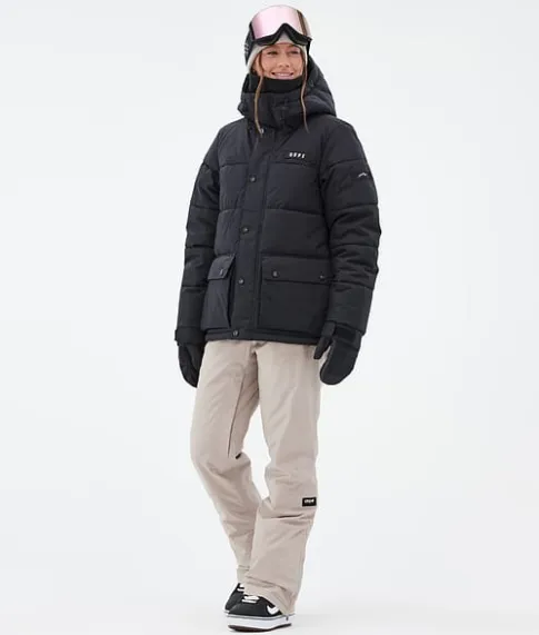 Snowboard Jassen>DOPE SNOW Puffer W Full Zip Black