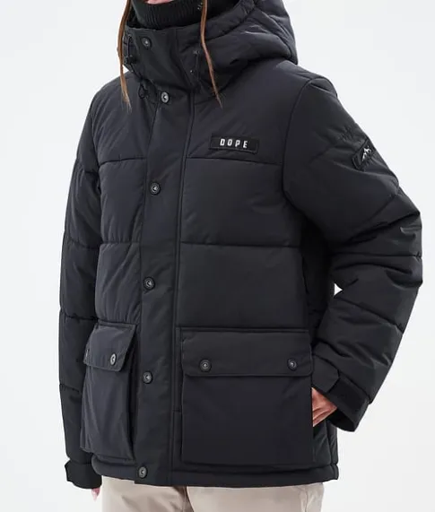 Snowboard Jassen>DOPE SNOW Puffer W Full Zip Black