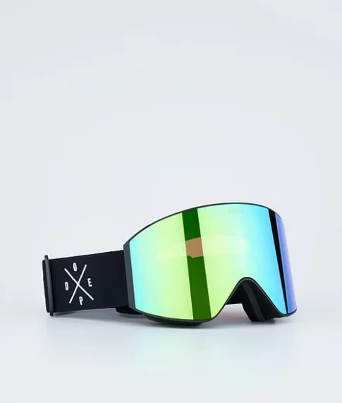 Skibrillen|Skibrillen>DOPE SNOW Sight 2023 BlackW/BlackGreenMirror