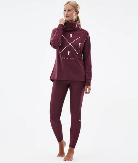 Thermokleding>DOPE SNOW Snuggle W 2022 Burgundy2X-Up