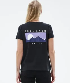 T-shirts>DOPE SNOW Standard W BlackSilhouette