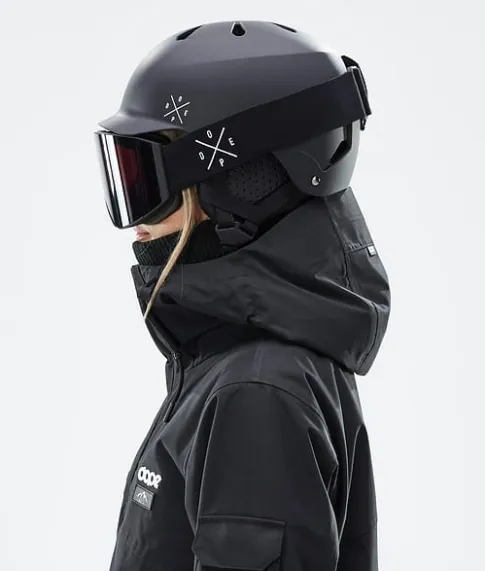 Skihelmen|Skihelmen>DOPE SNOW Watts Classic MatteBlackX-Up